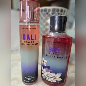 Bath & Body Works Bali Black Coconut Sands Shower Gel & Fragrance Mist